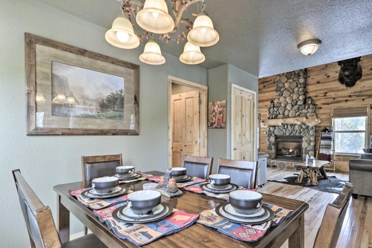 Cozy Heber-Overgaard Cabin With Fire Pit, Game Room! 외부 사진
