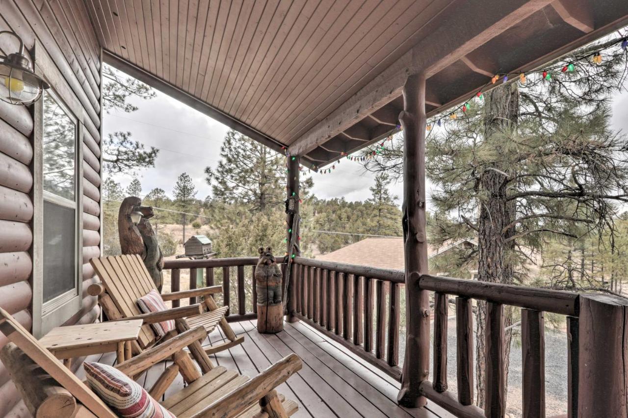 Cozy Heber-Overgaard Cabin With Fire Pit, Game Room! 외부 사진